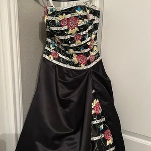 black formal dress